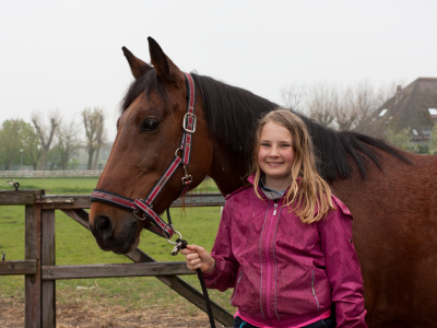 En afsluiten met foto's! Gelukkig was het tijdens de buitenritten beter weer.